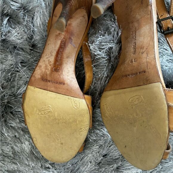 Manolo Blahnik Crisscross Sandals strappy dress shoe heels y2k open toe cage - Picture 7 of 7